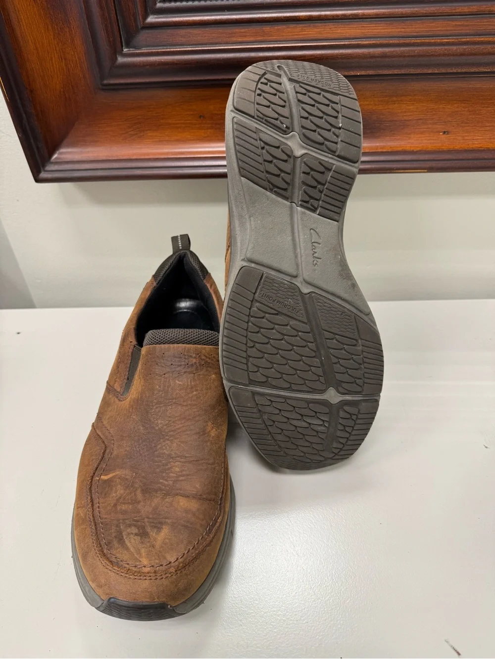 Clark’s Brown Slip-On Casual Men's Shoes